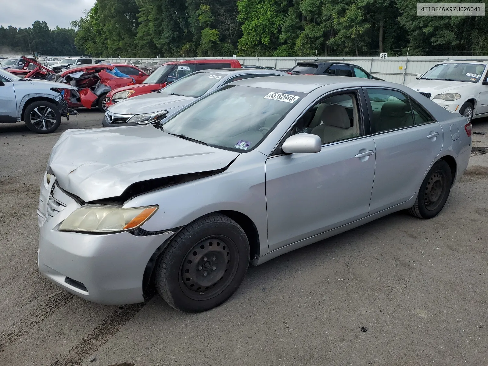 4T1BE46K97U026041 2007 Toyota Camry Ce