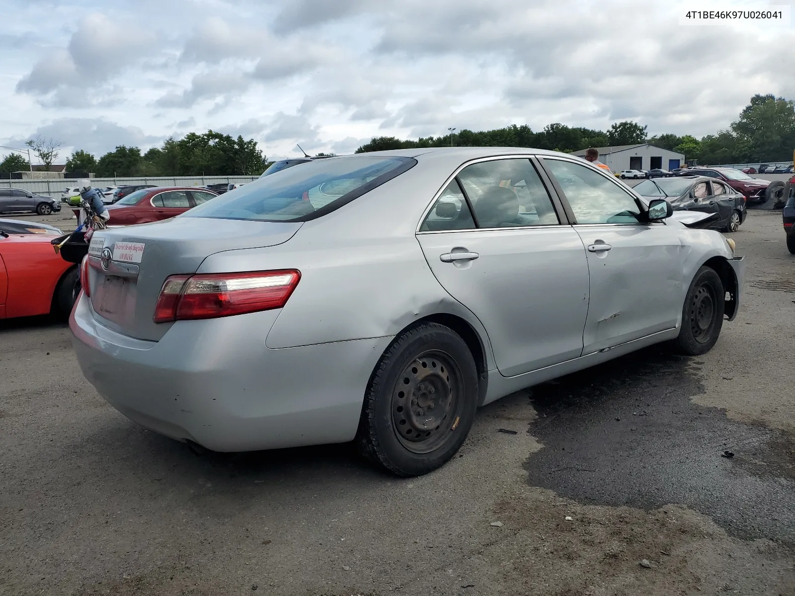 2007 Toyota Camry Ce VIN: 4T1BE46K97U026041 Lot: 65182944