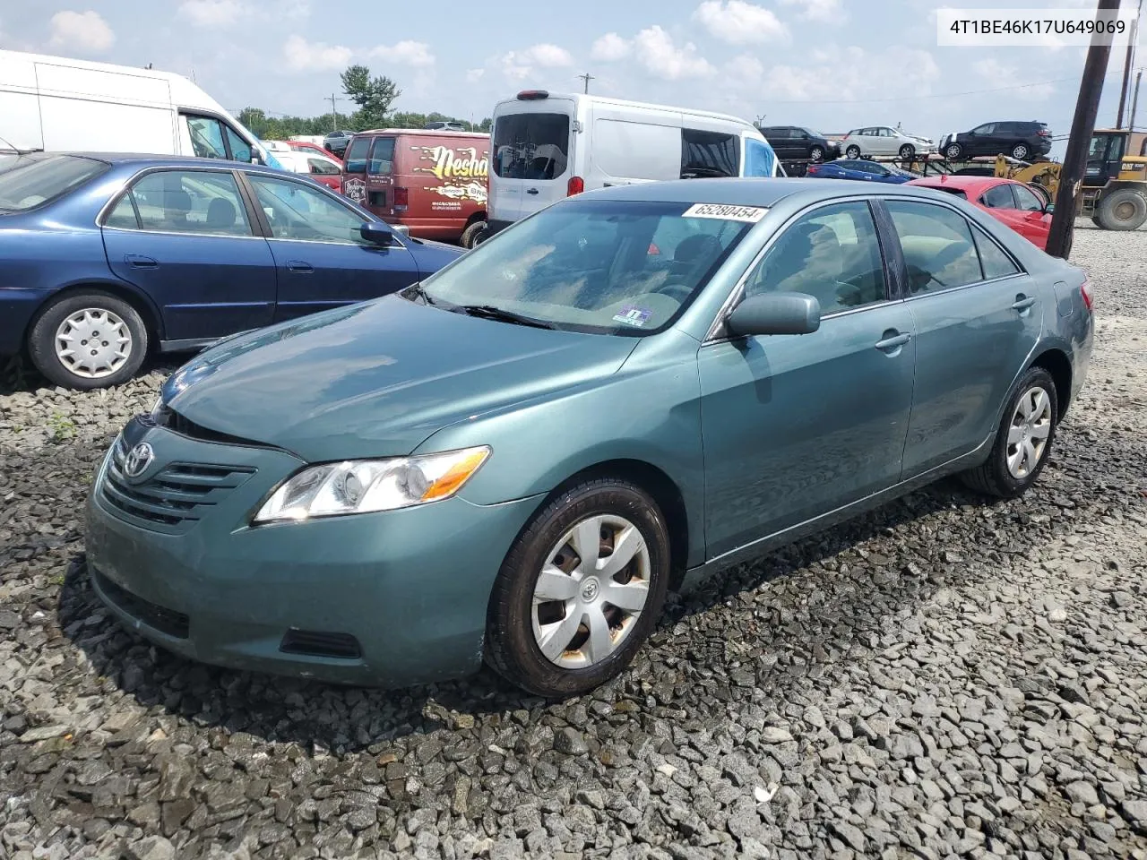 2007 Toyota Camry Ce VIN: 4T1BE46K17U649069 Lot: 65280454