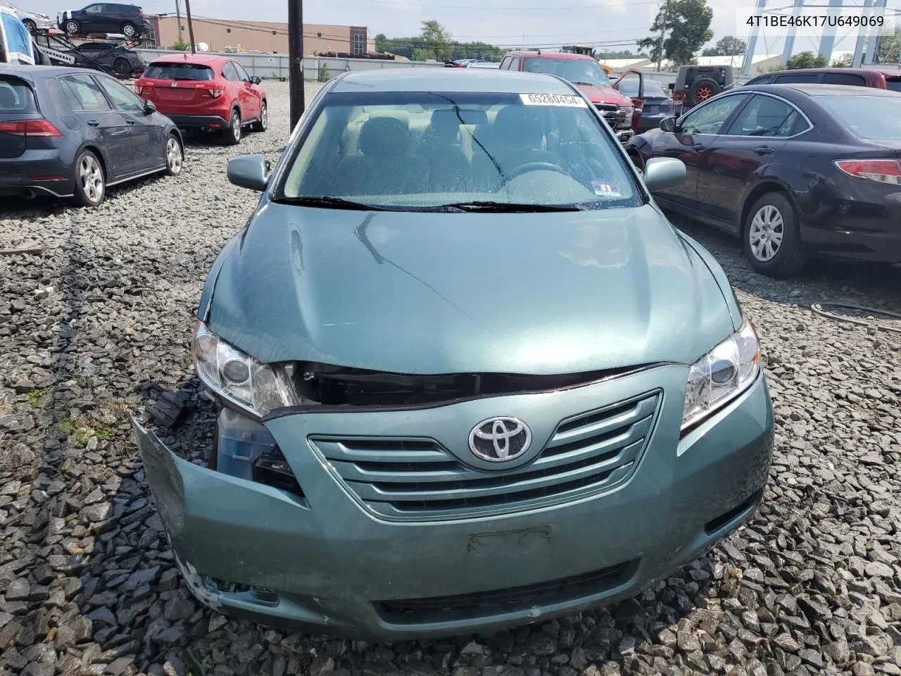 2007 Toyota Camry Ce VIN: 4T1BE46K17U649069 Lot: 65280454