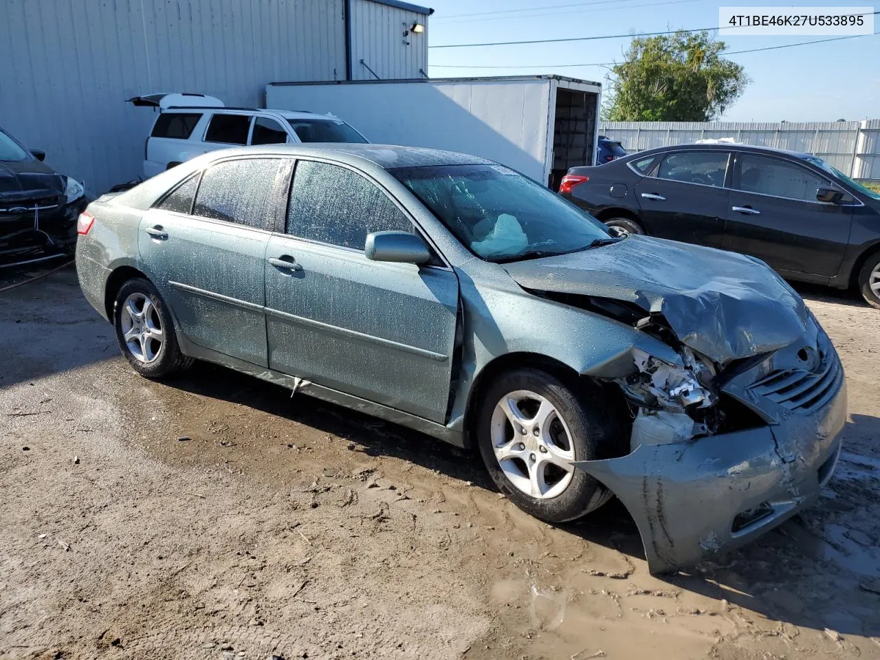 2007 Toyota Camry Ce VIN: 4T1BE46K27U533895 Lot: 65840194