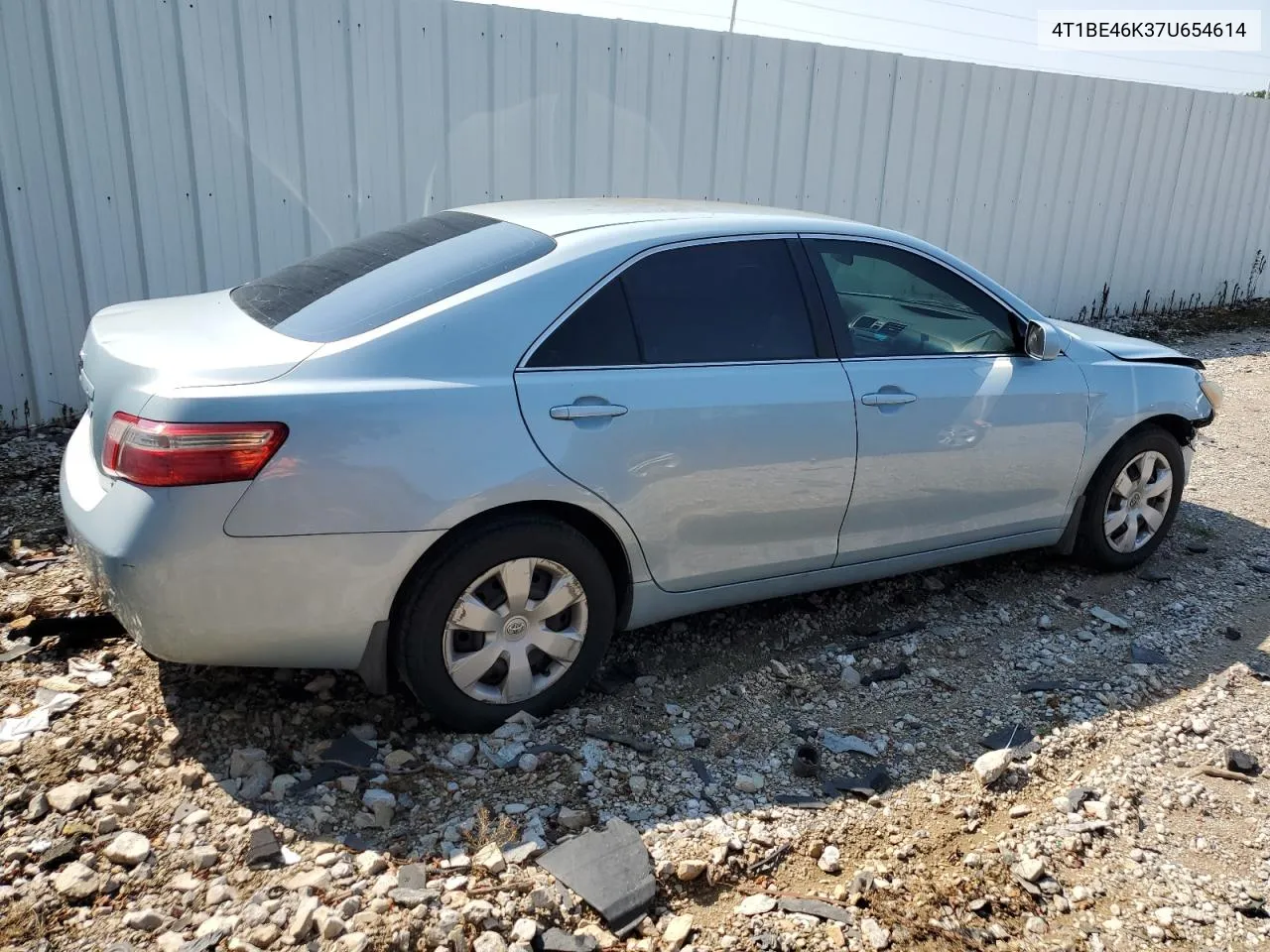 2007 Toyota Camry Ce VIN: 4T1BE46K37U654614 Lot: 65843634