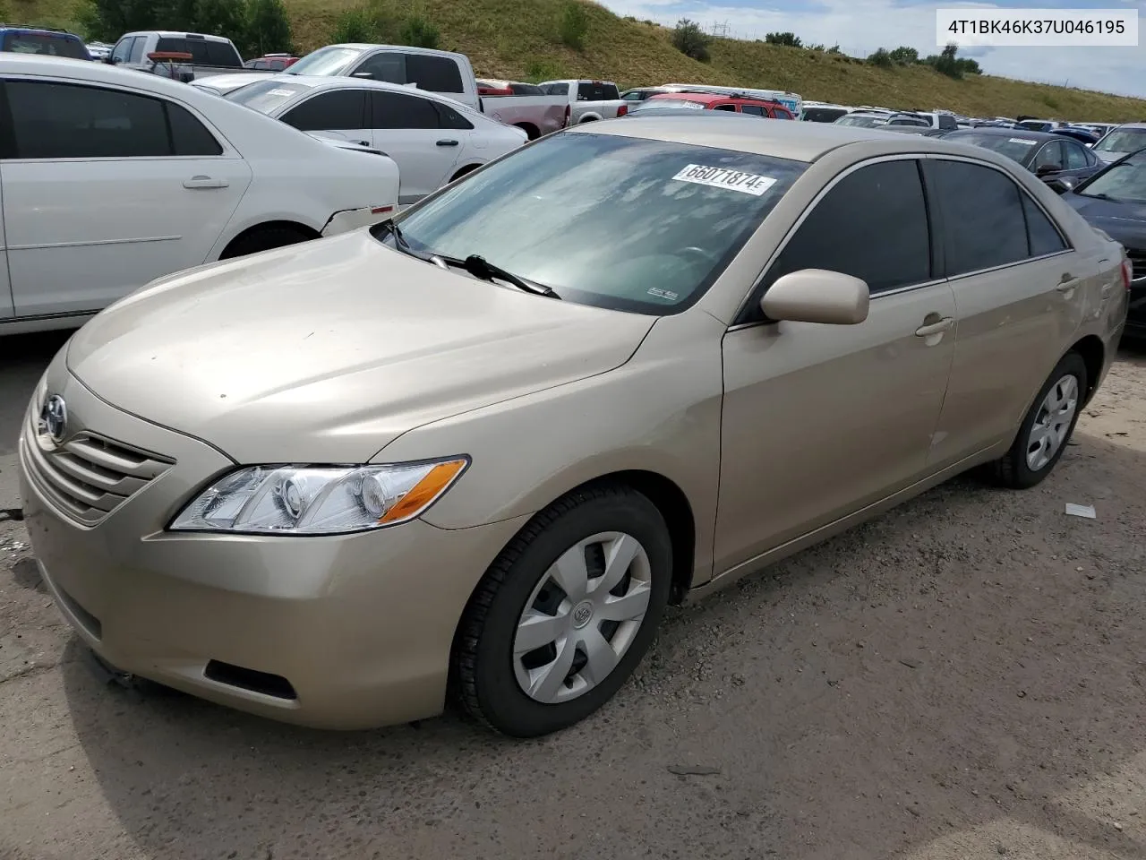 4T1BK46K37U046195 2007 Toyota Camry Le