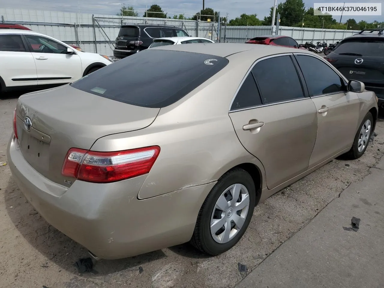 4T1BK46K37U046195 2007 Toyota Camry Le