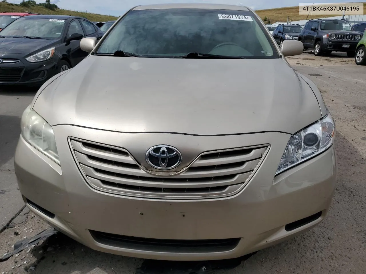 2007 Toyota Camry Le VIN: 4T1BK46K37U046195 Lot: 66071874