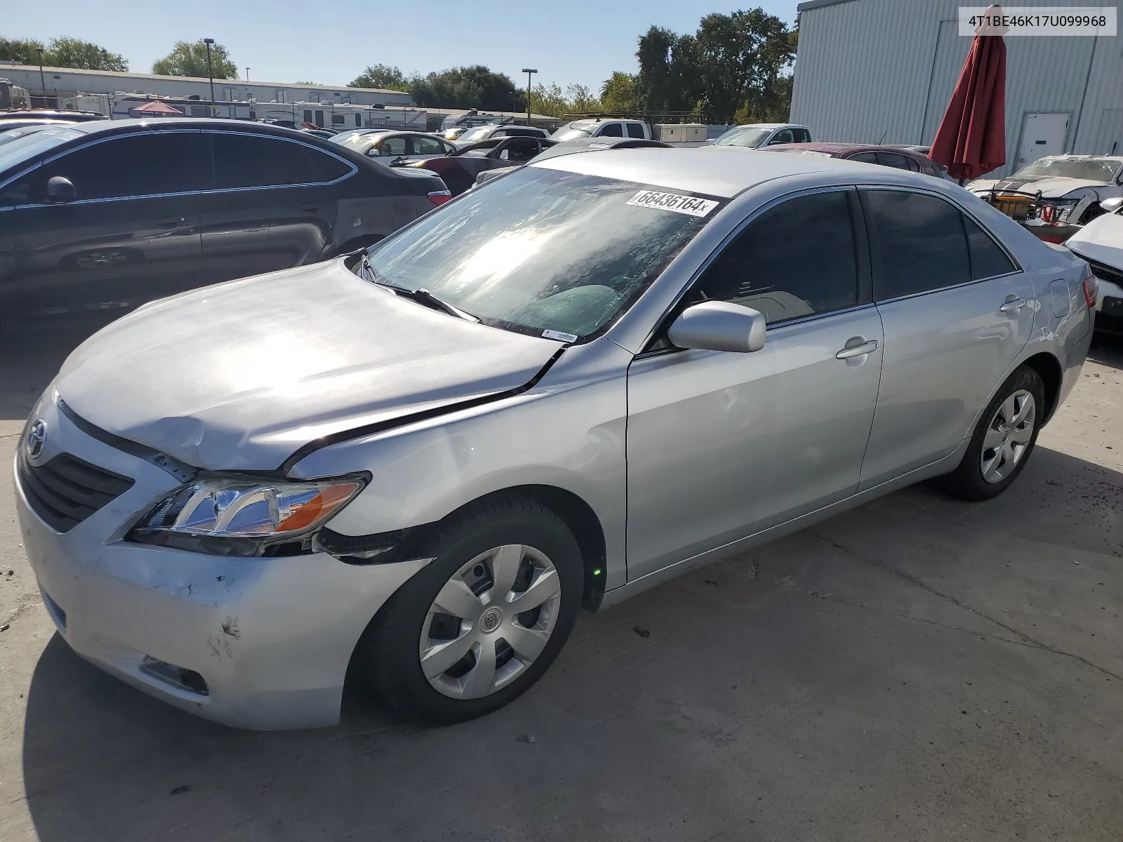 4T1BE46K17U099968 2007 Toyota Camry Ce