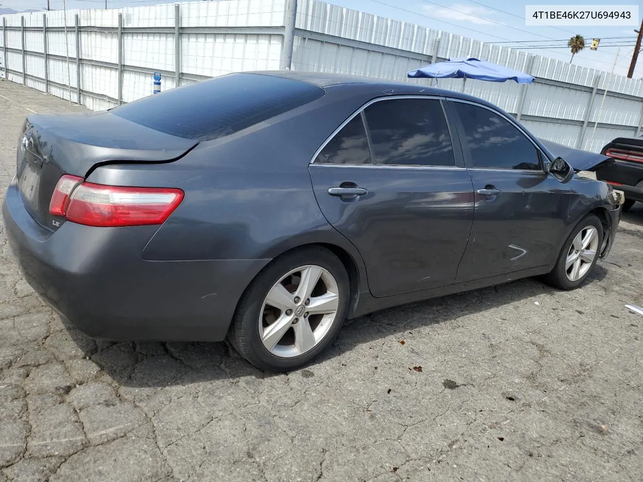 2007 Toyota Camry Ce VIN: 4T1BE46K27U694943 Lot: 66583934