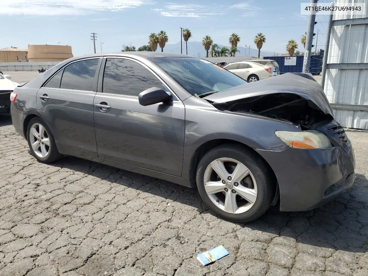 2007 Toyota Camry Ce VIN: 4T1BE46K27U694943 Lot: 66583934