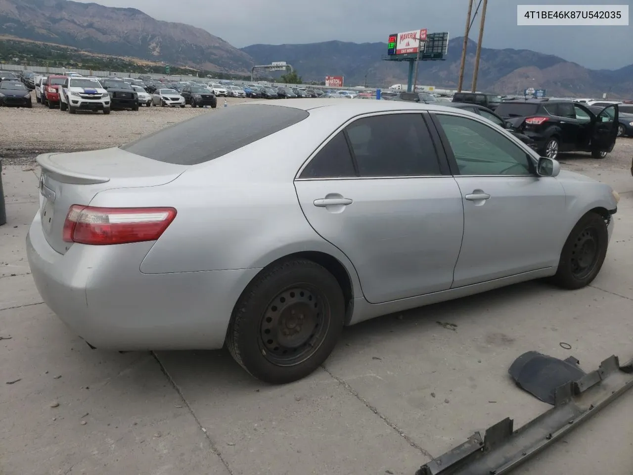 2007 Toyota Camry Ce VIN: 4T1BE46K87U542035 Lot: 66701474