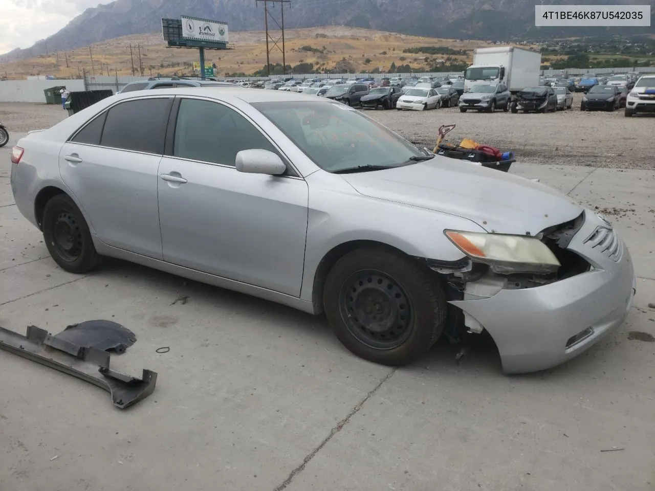 4T1BE46K87U542035 2007 Toyota Camry Ce