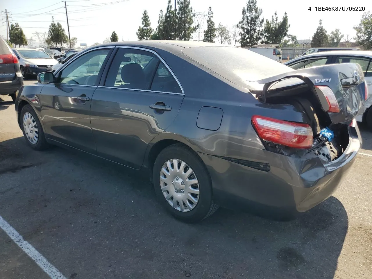 2007 Toyota Camry Ce VIN: 4T1BE46K87U705220 Lot: 66744954