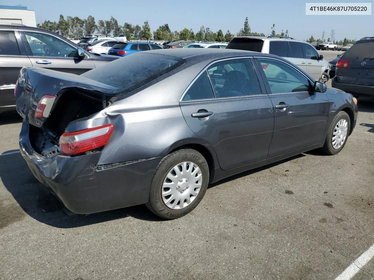 2007 Toyota Camry Ce VIN: 4T1BE46K87U705220 Lot: 66744954