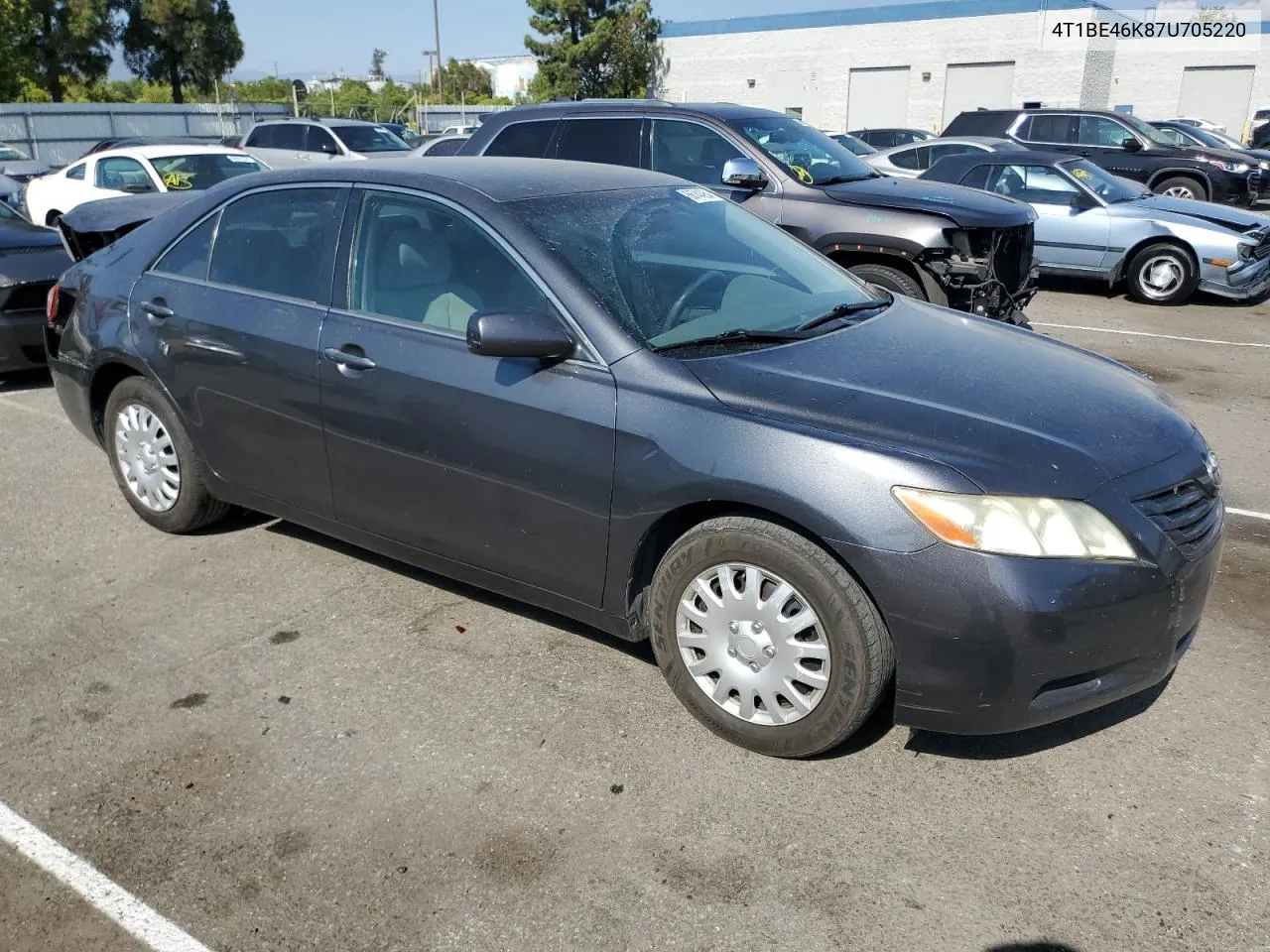 2007 Toyota Camry Ce VIN: 4T1BE46K87U705220 Lot: 66744954