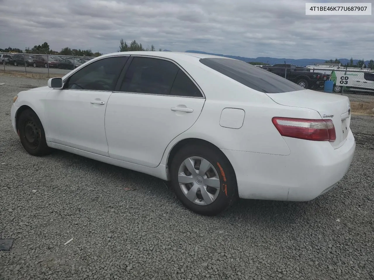 4T1BE46K77U687907 2007 Toyota Camry Ce