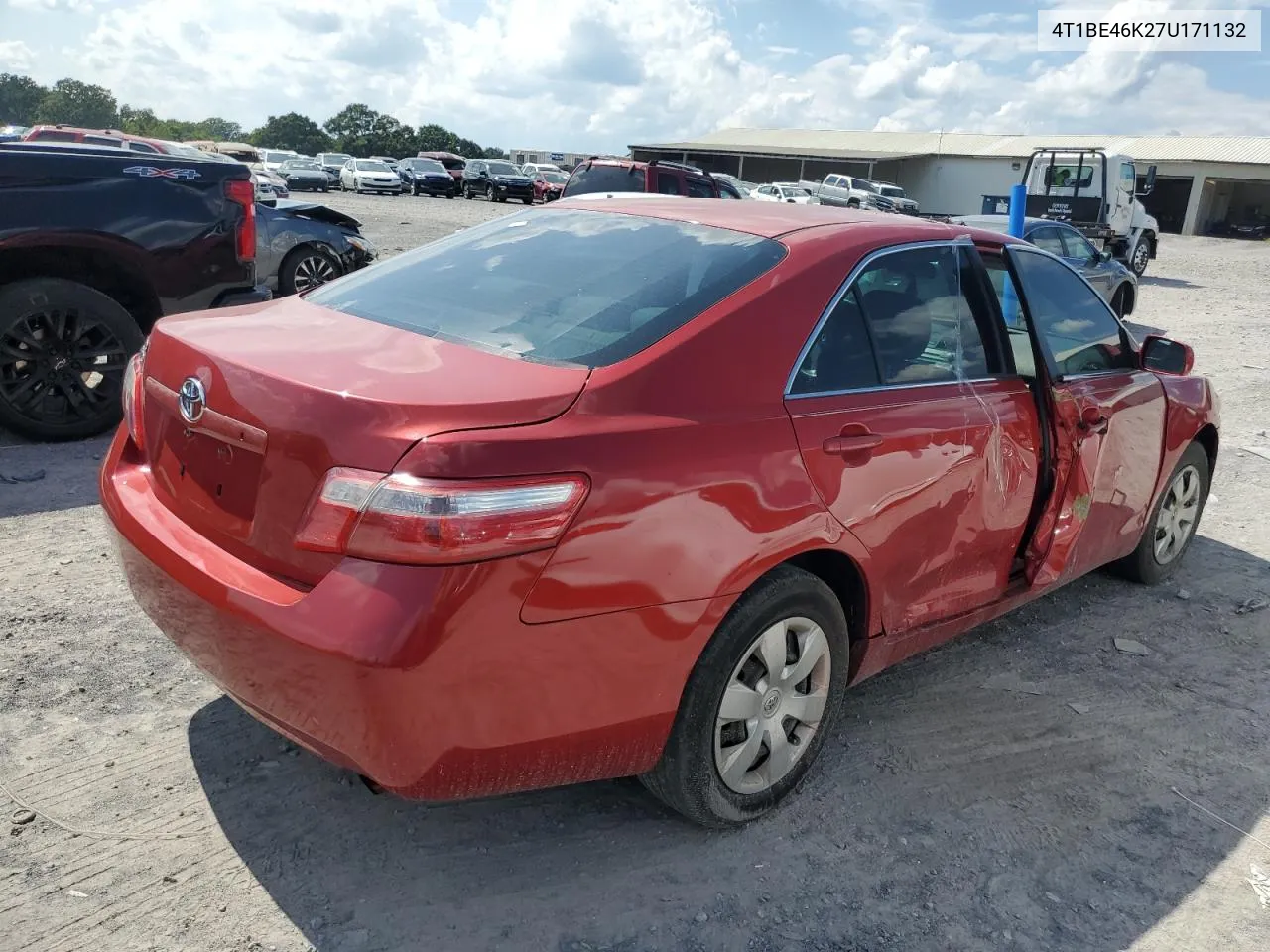 2007 Toyota Camry Ce VIN: 4T1BE46K27U171132 Lot: 67143743