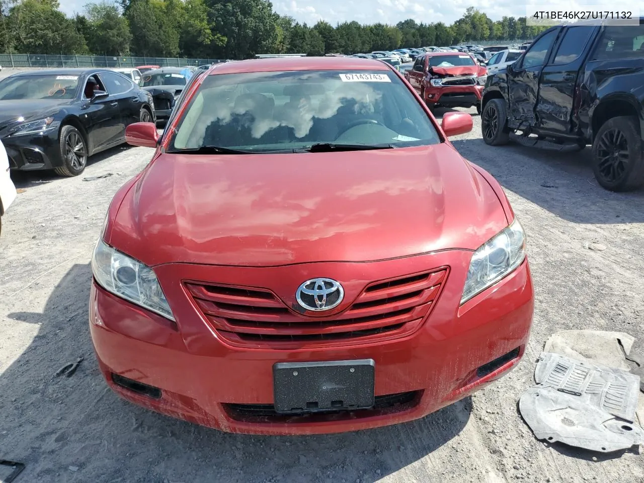 2007 Toyota Camry Ce VIN: 4T1BE46K27U171132 Lot: 67143743