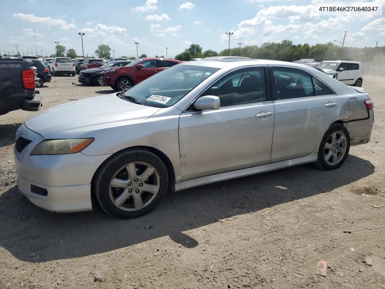 2007 Toyota Camry Ce VIN: 4T1BE46K27U640347 Lot: 67231764