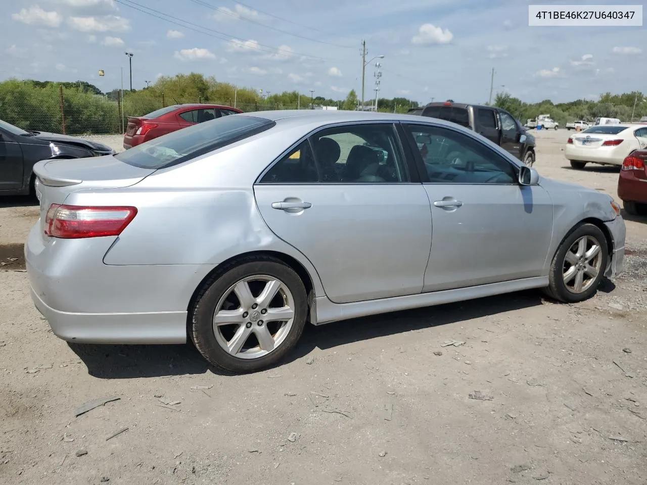 4T1BE46K27U640347 2007 Toyota Camry Ce