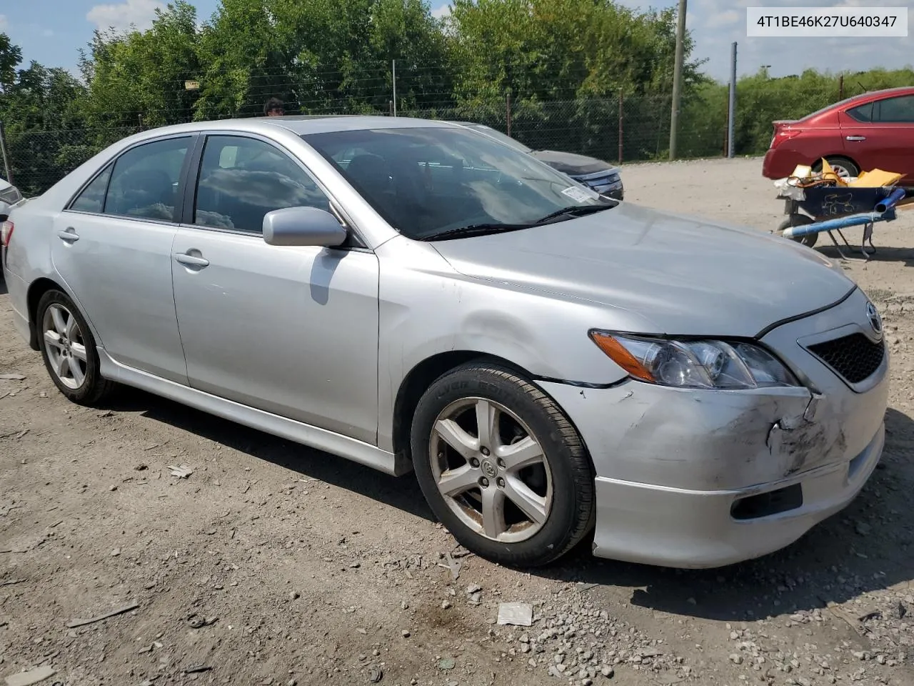 4T1BE46K27U640347 2007 Toyota Camry Ce