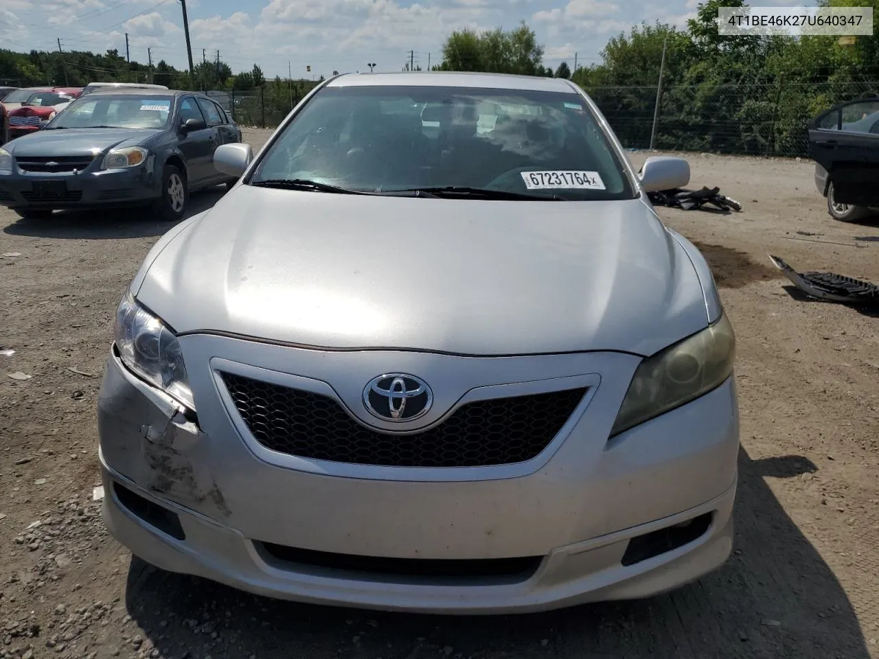 2007 Toyota Camry Ce VIN: 4T1BE46K27U640347 Lot: 67231764