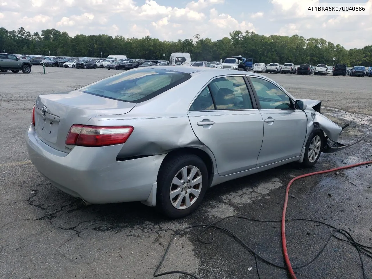 2007 Toyota Camry Le VIN: 4T1BK46K07U040886 Lot: 67303064