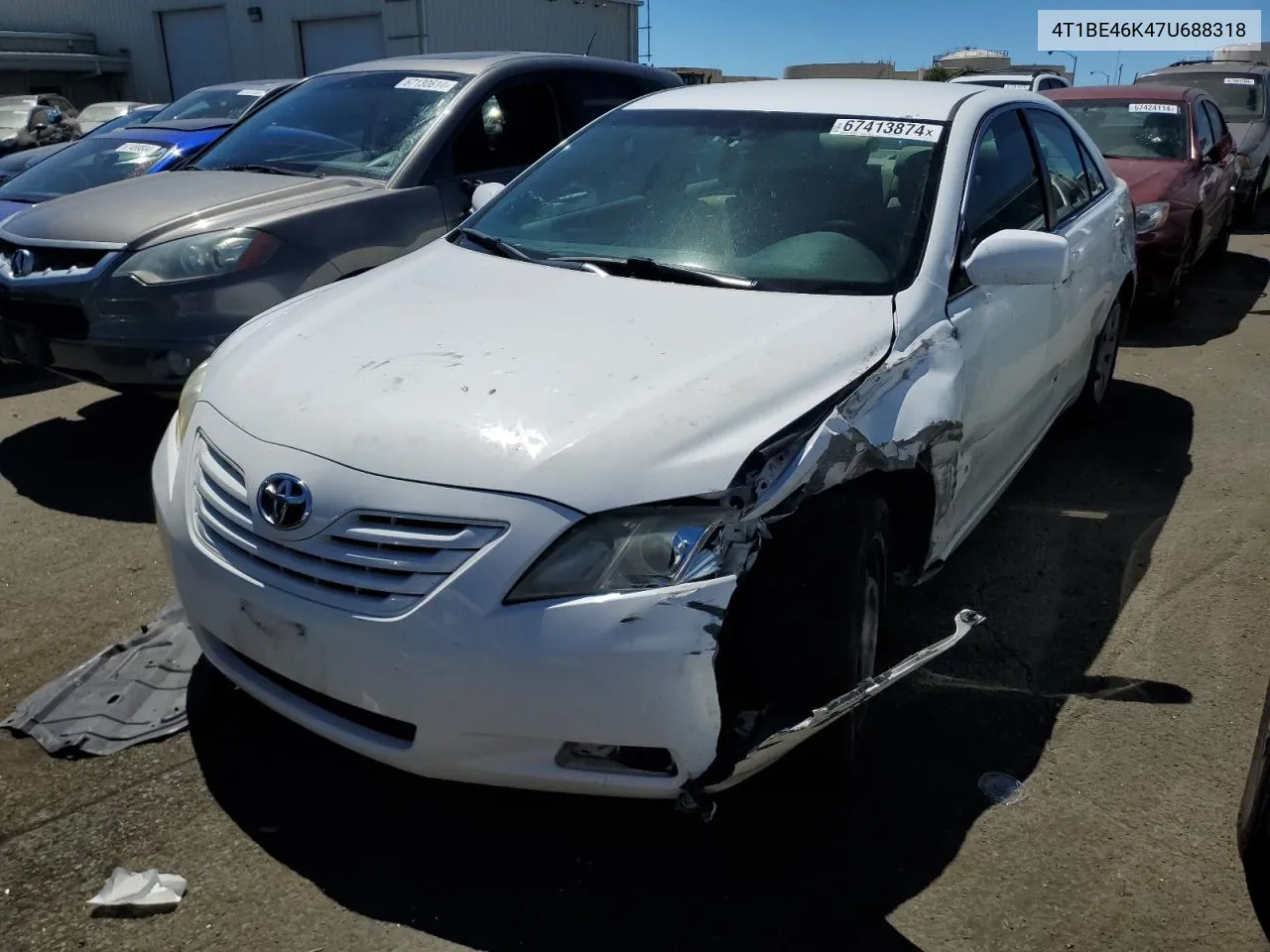 2007 Toyota Camry Ce VIN: 4T1BE46K47U688318 Lot: 67413874