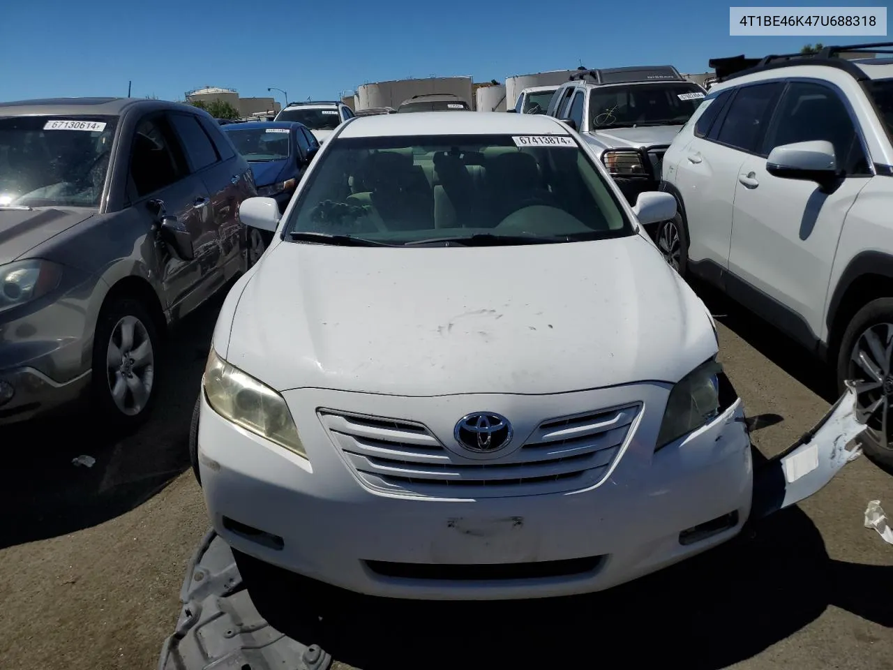 2007 Toyota Camry Ce VIN: 4T1BE46K47U688318 Lot: 67413874