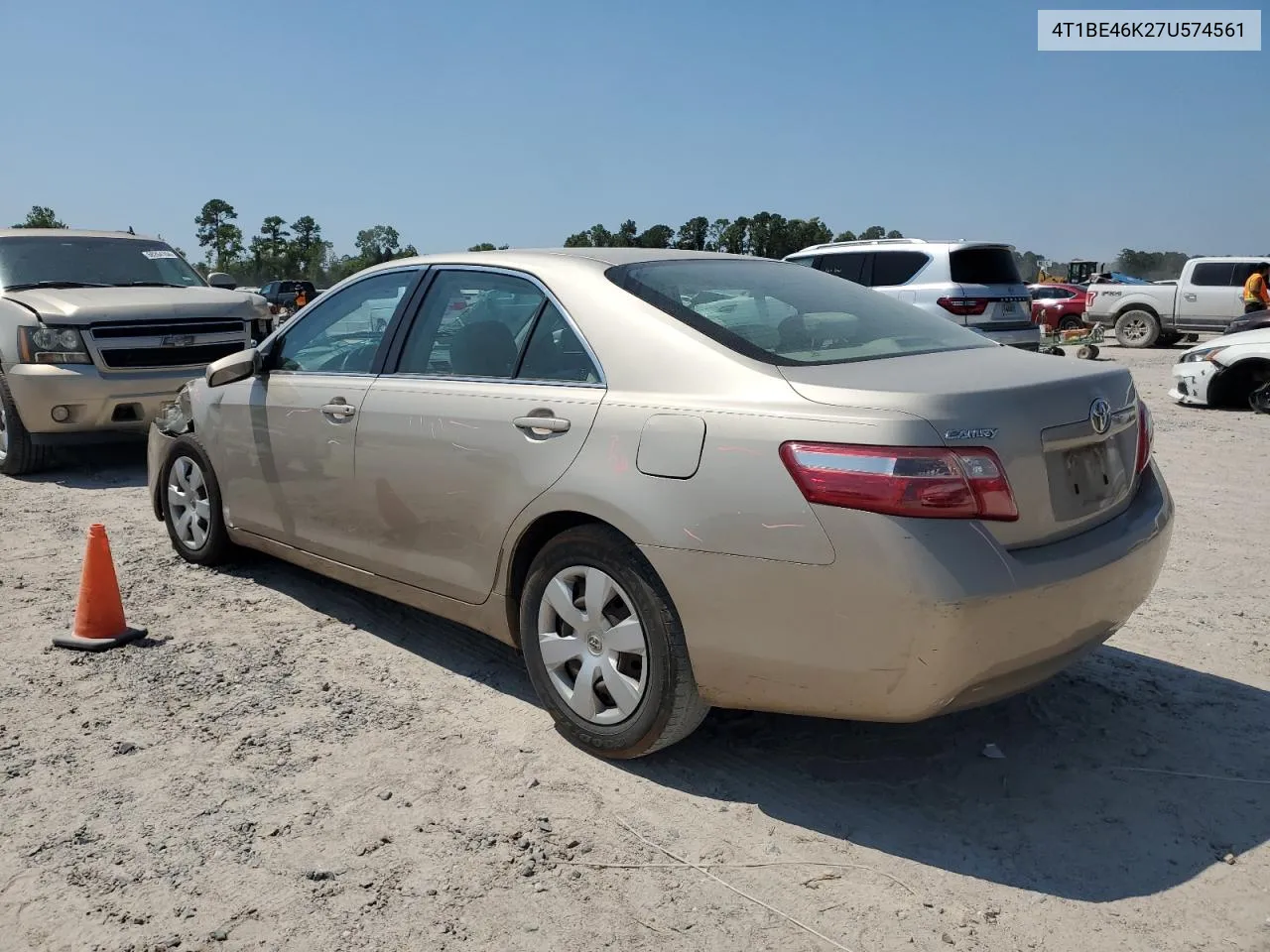 4T1BE46K27U574561 2007 Toyota Camry Ce