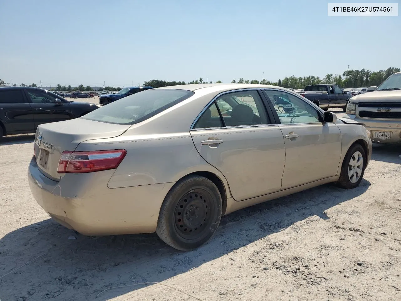 4T1BE46K27U574561 2007 Toyota Camry Ce