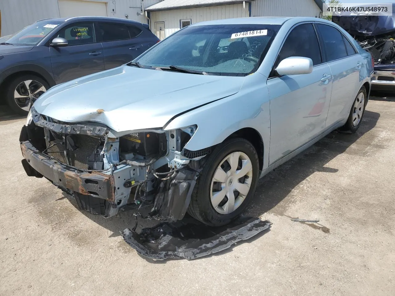 4T1BK46K47U548973 2007 Toyota Camry Le