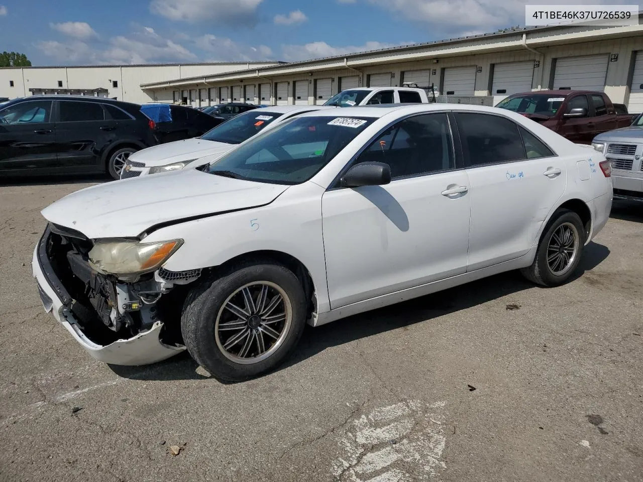 4T1BE46K37U726539 2007 Toyota Camry Ce