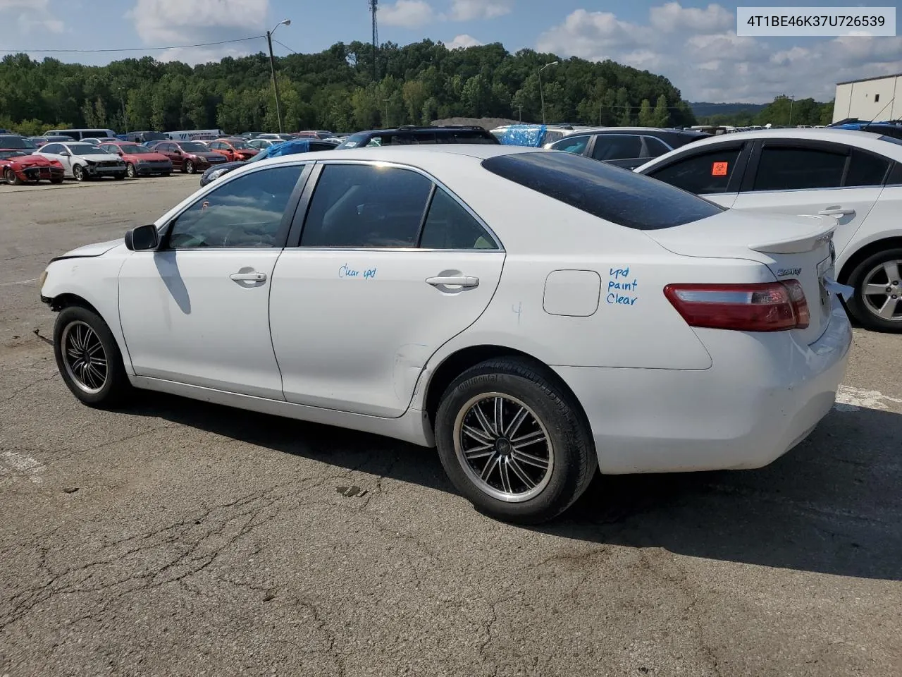 2007 Toyota Camry Ce VIN: 4T1BE46K37U726539 Lot: 67857574