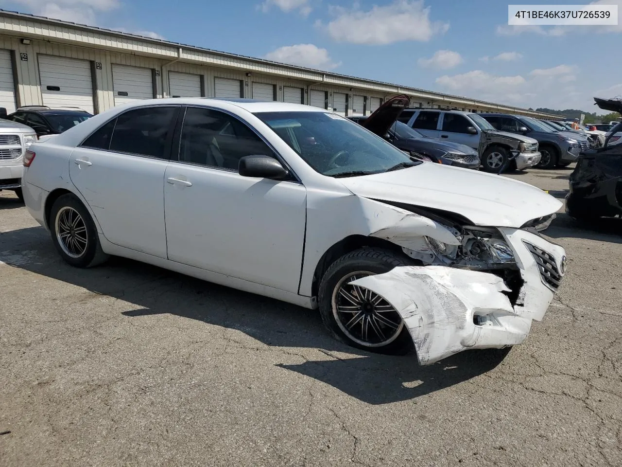 4T1BE46K37U726539 2007 Toyota Camry Ce