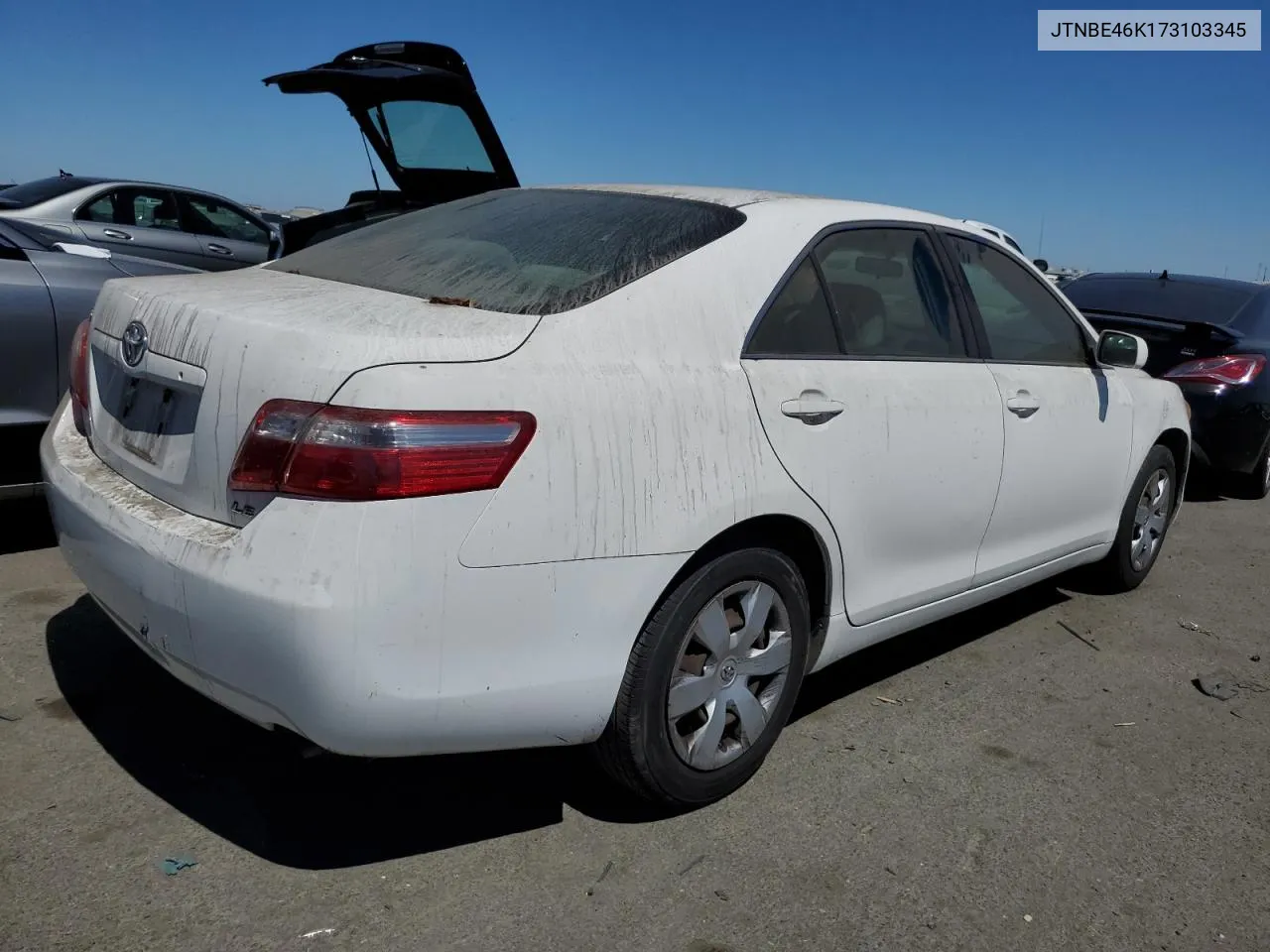 2007 Toyota Camry Ce VIN: JTNBE46K173103345 Lot: 67912794