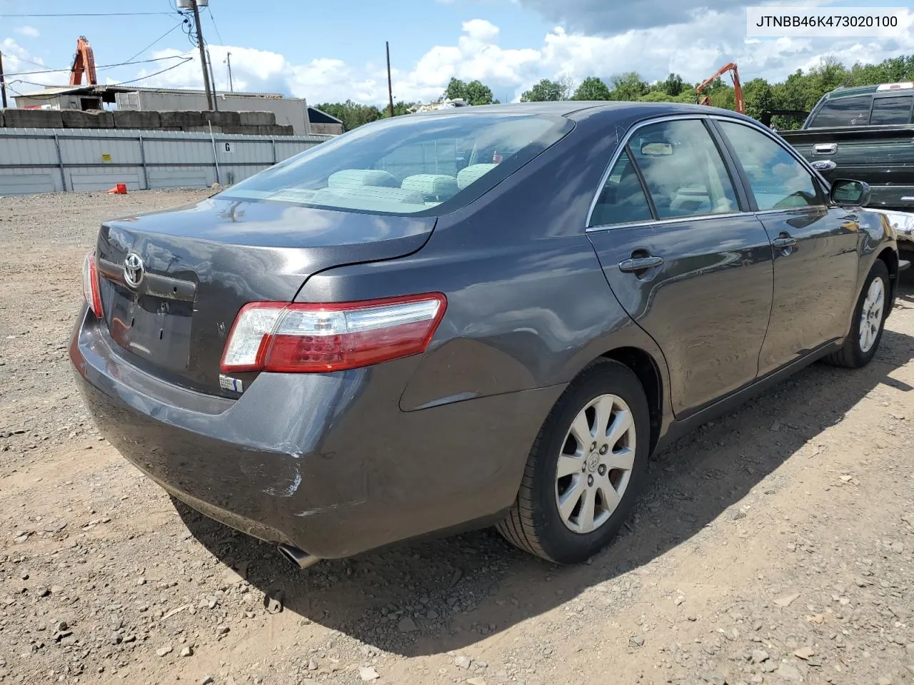 2007 Toyota Camry Hybrid VIN: JTNBB46K473020100 Lot: 68094304