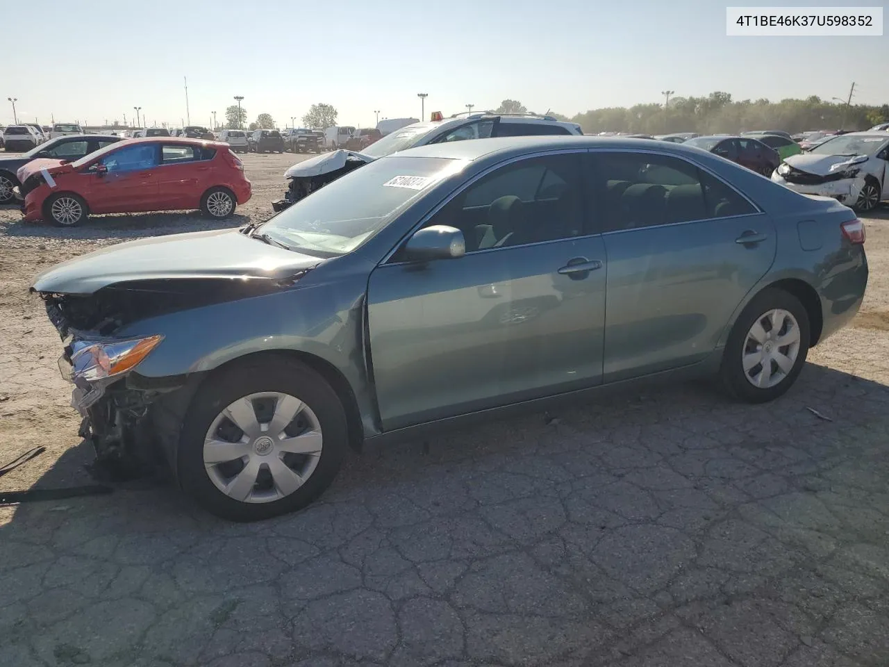 4T1BE46K37U598352 2007 Toyota Camry Ce