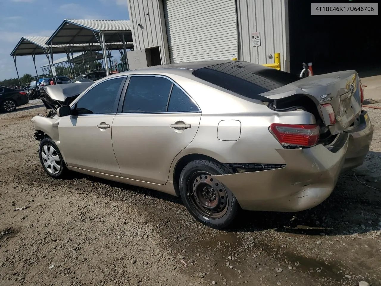 2007 Toyota Camry Ce VIN: 4T1BE46K17U646706 Lot: 68247534