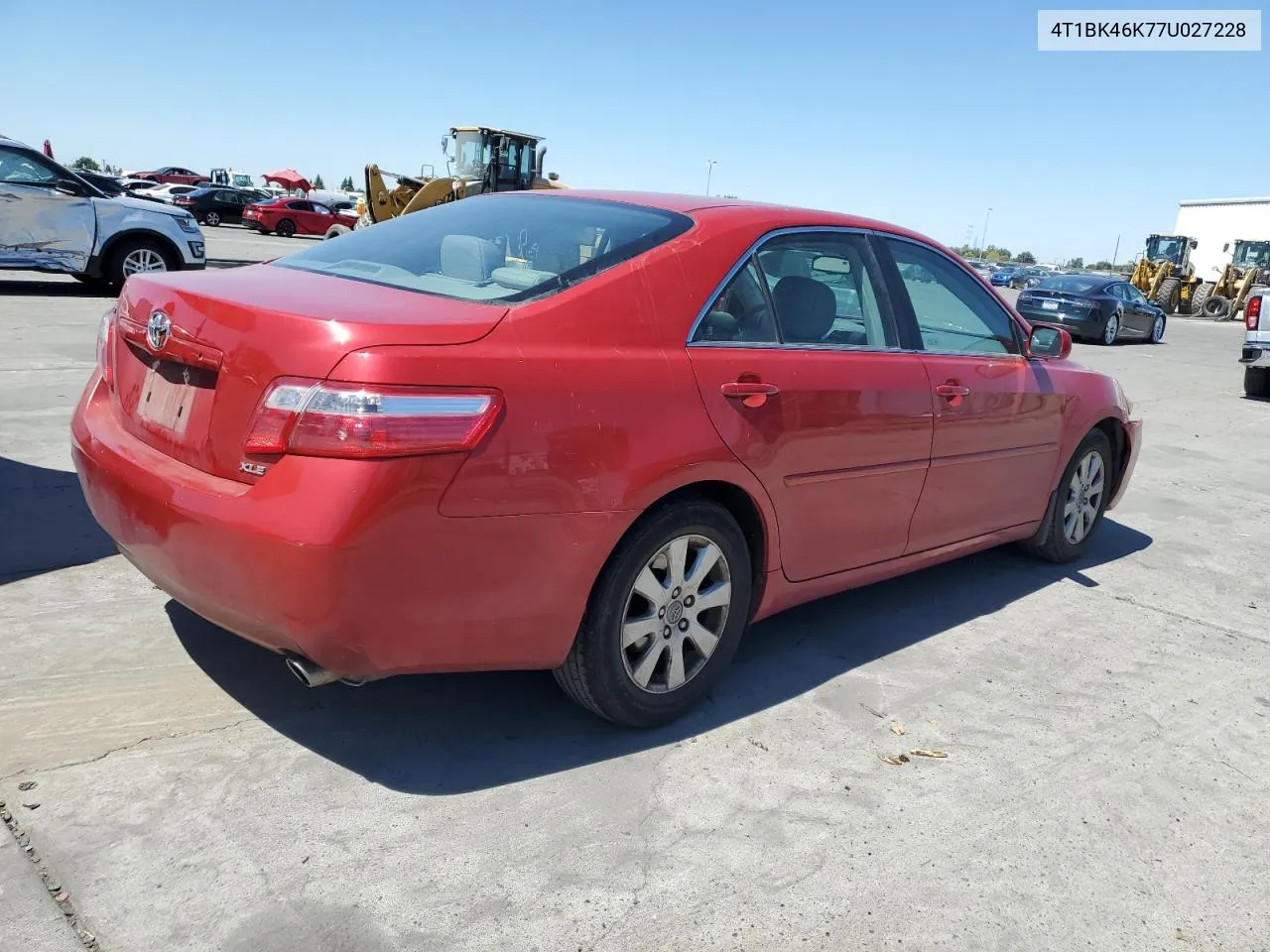 4T1BK46K77U027228 2007 Toyota Camry Le