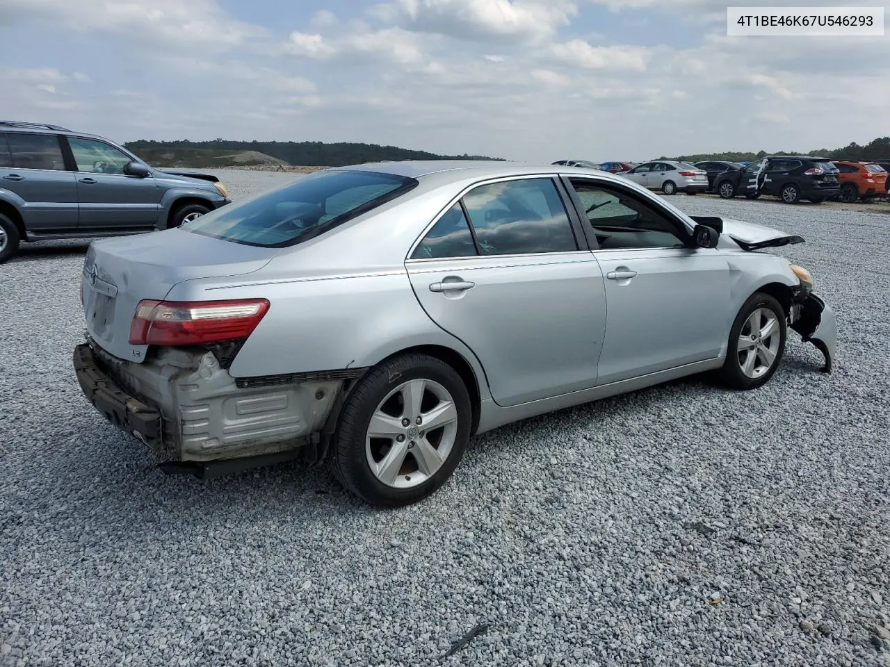 4T1BE46K67U546293 2007 Toyota Camry Ce