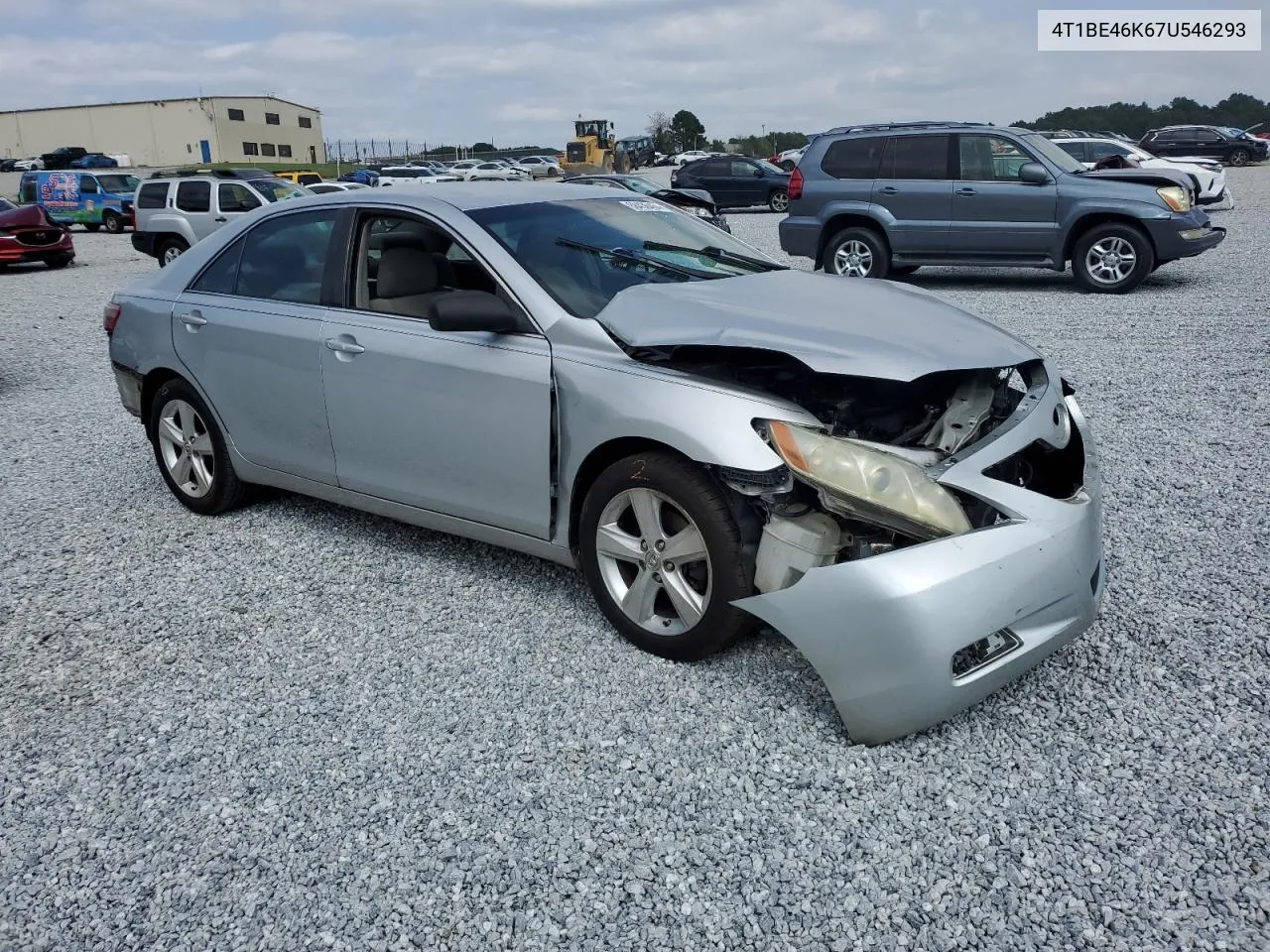 4T1BE46K67U546293 2007 Toyota Camry Ce