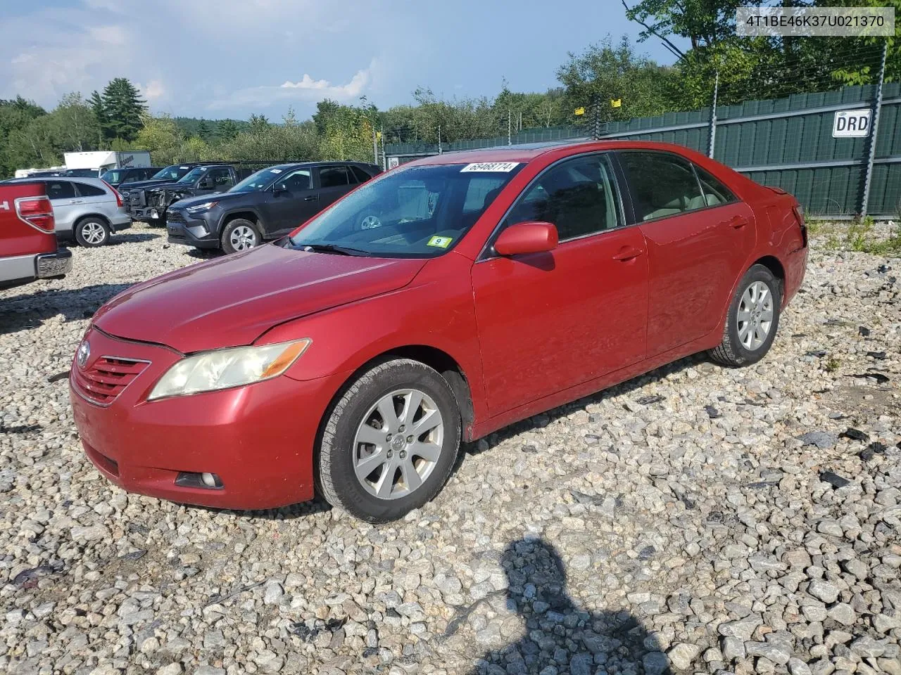 2007 Toyota Camry Ce VIN: 4T1BE46K37U021370 Lot: 68468774