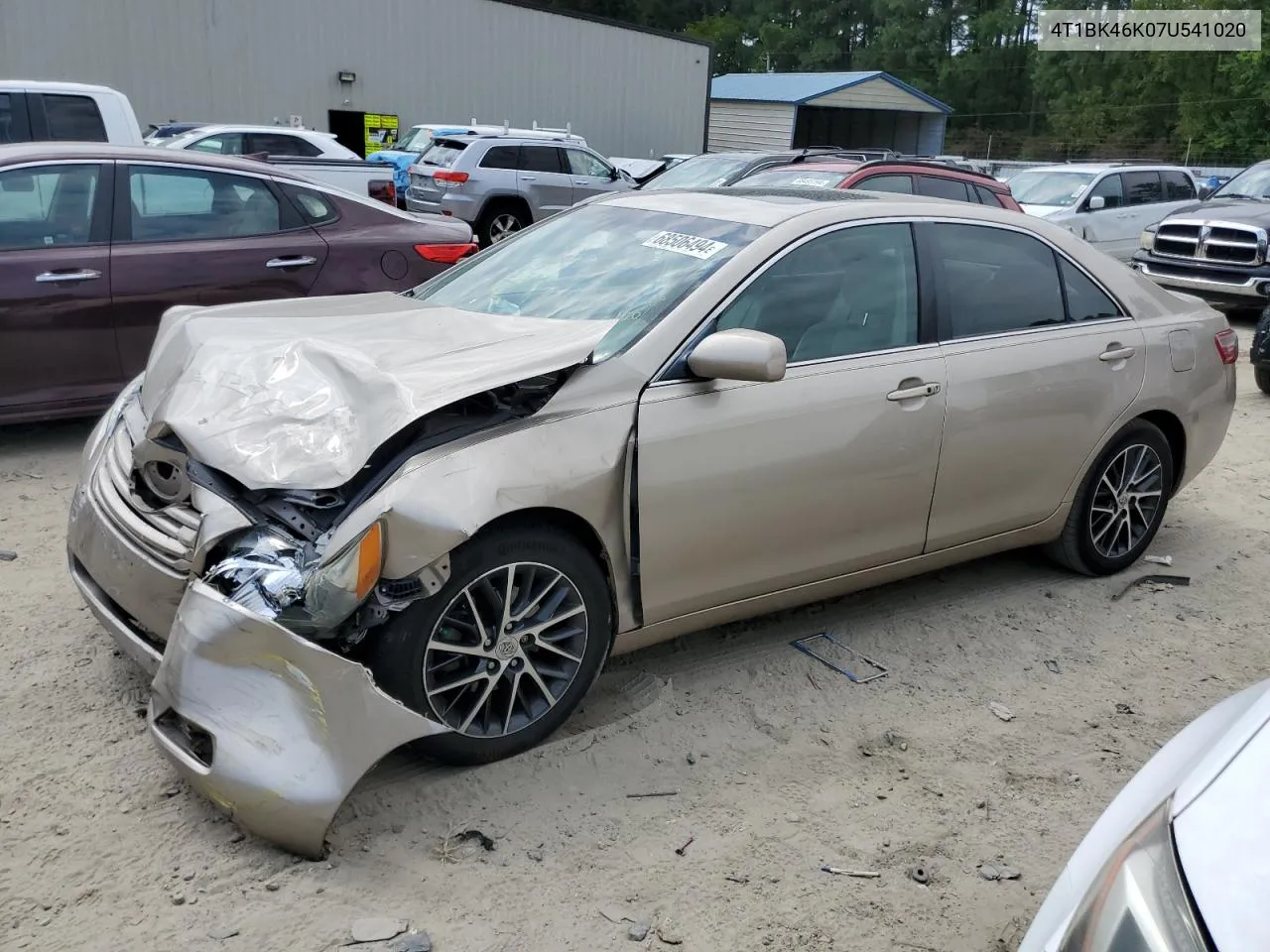 4T1BK46K07U541020 2007 Toyota Camry Le