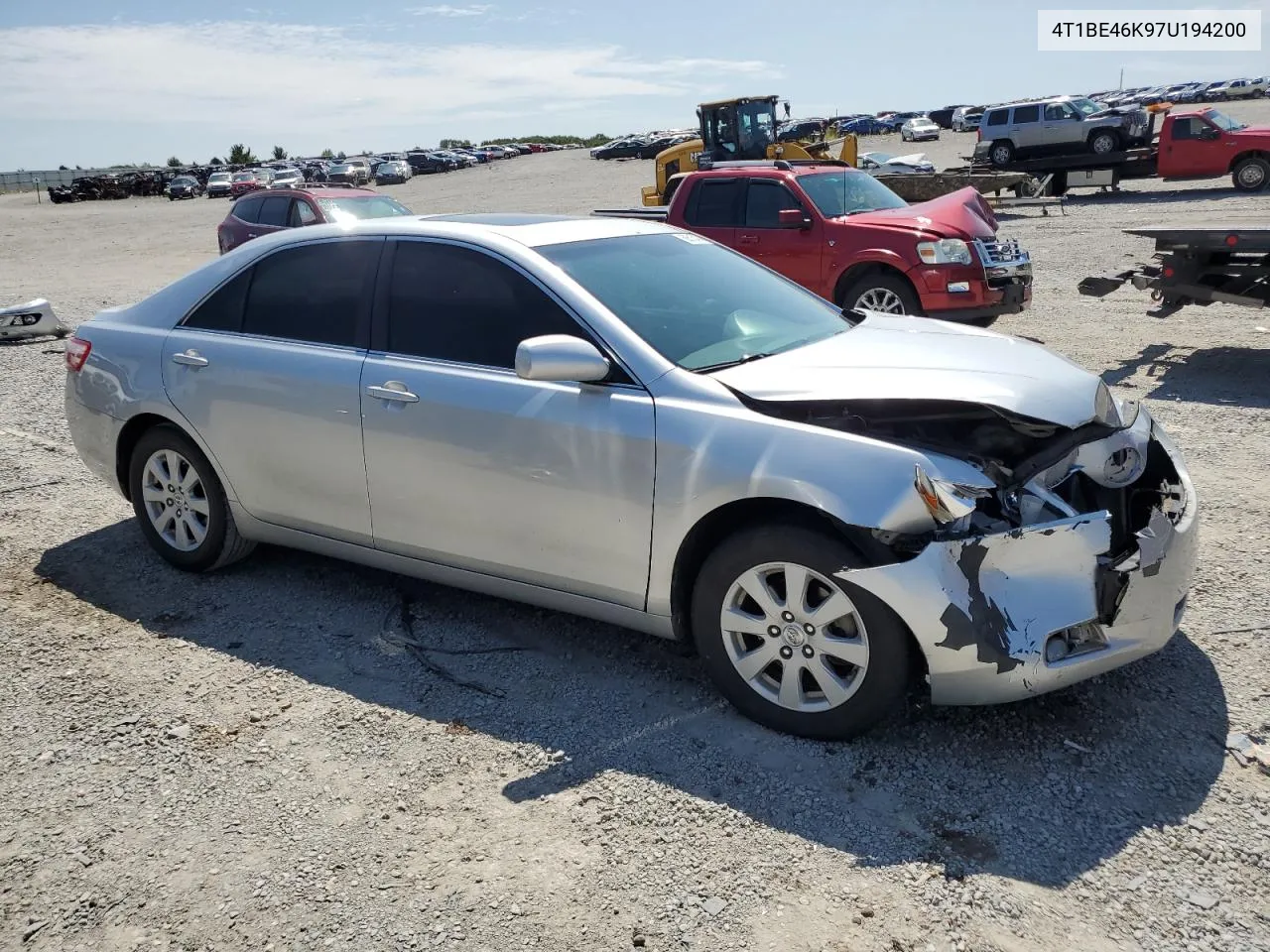 4T1BE46K97U194200 2007 Toyota Camry Ce