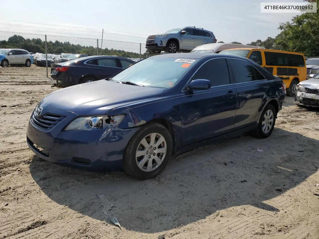 2007 Toyota Camry Ce VIN: 4T1BE46K37U010952 Lot: 68602884