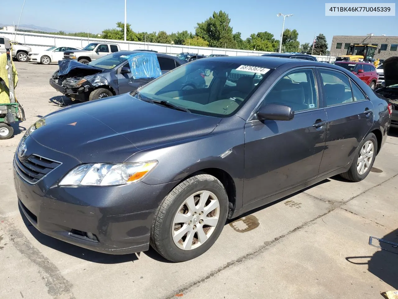 4T1BK46K77U045339 2007 Toyota Camry Le