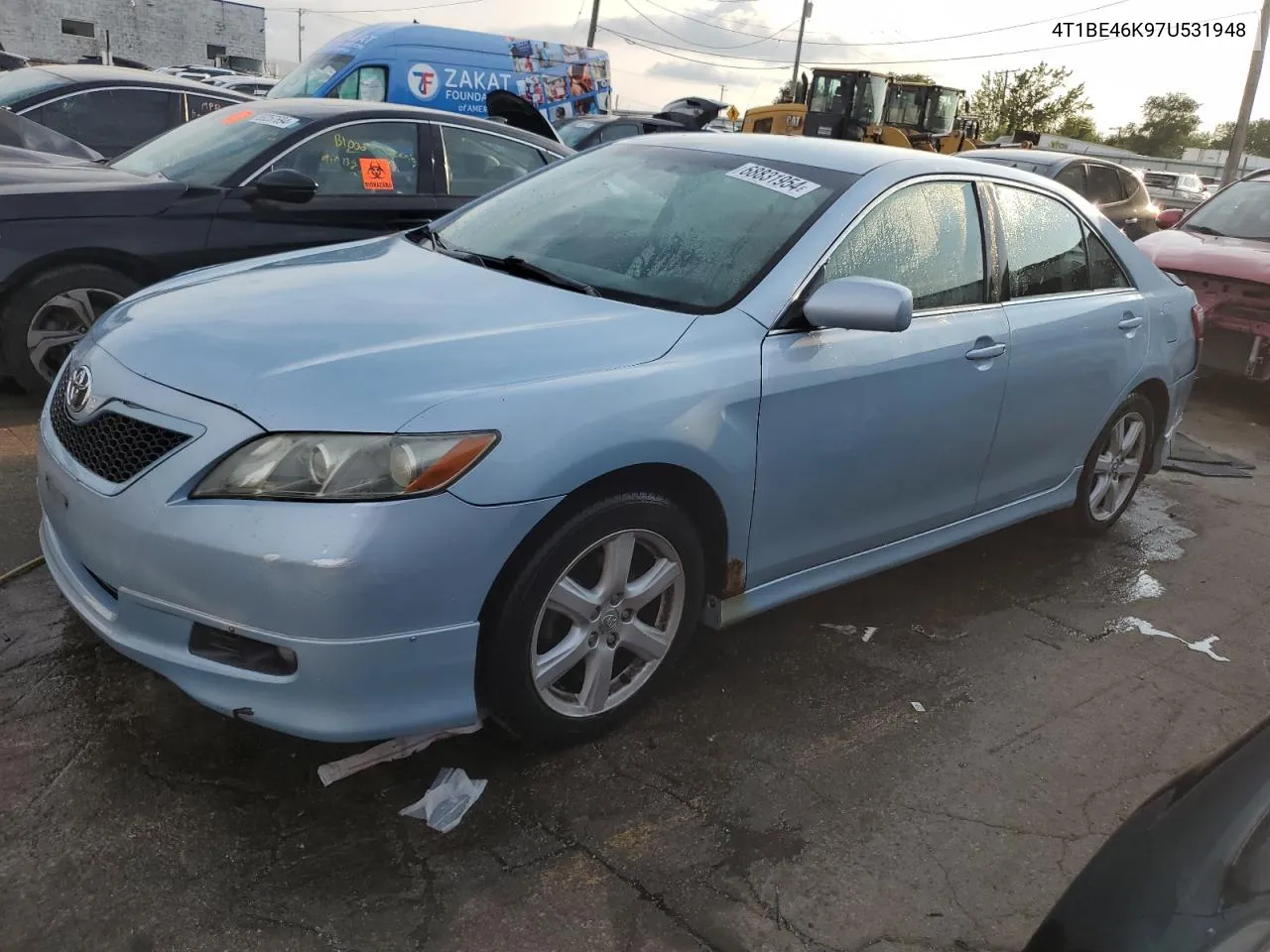 4T1BE46K97U531948 2007 Toyota Camry Ce