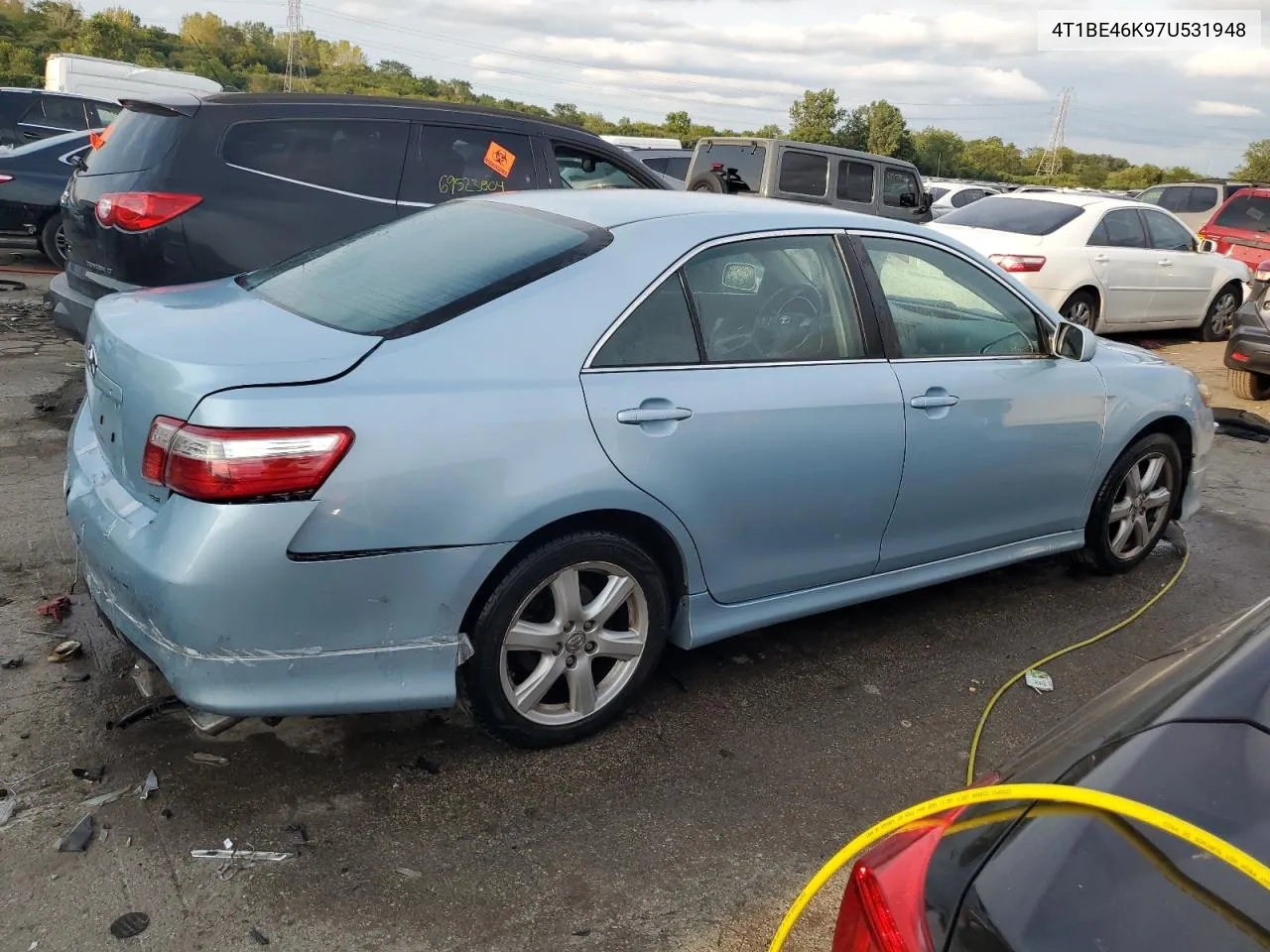 2007 Toyota Camry Ce VIN: 4T1BE46K97U531948 Lot: 68831954