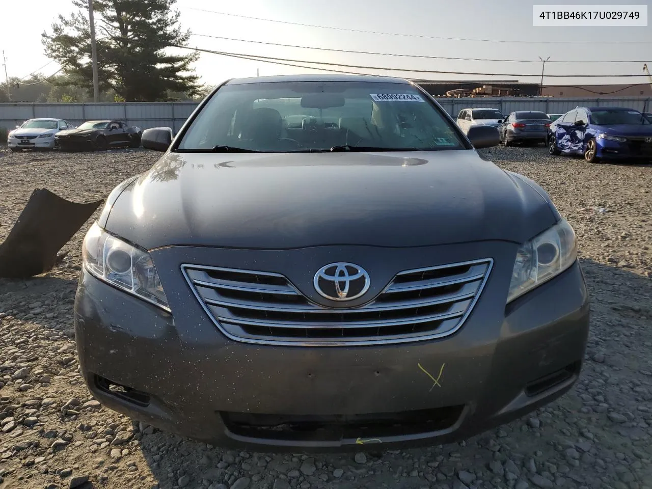 2007 Toyota Camry Hybrid VIN: 4T1BB46K17U029749 Lot: 68992244