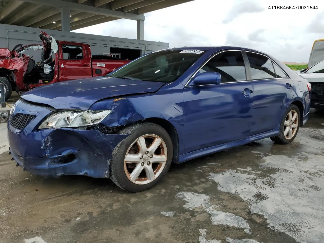 4T1BK46K47U031544 2007 Toyota Camry Le