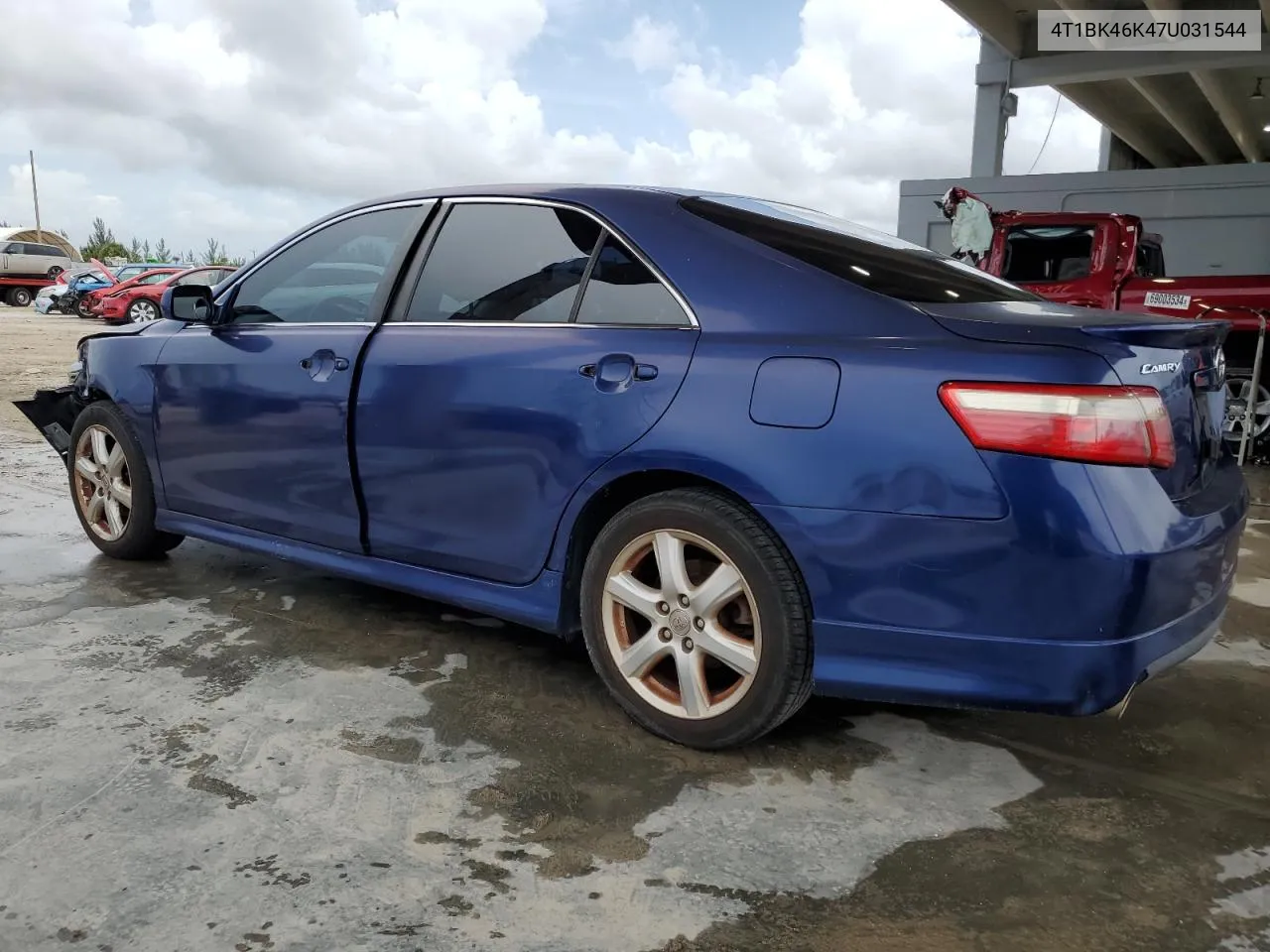 4T1BK46K47U031544 2007 Toyota Camry Le